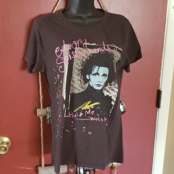 Ripple Junction Tops - Edward Scissorhands Tshirt Johnny Depp Sz L